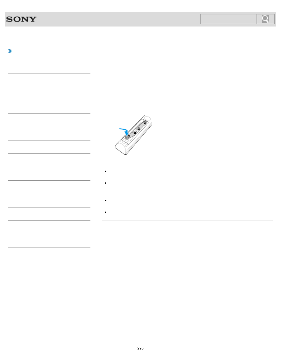 How to use, Search | Sony SVL24145CXB User Manual | Page 295 / 541