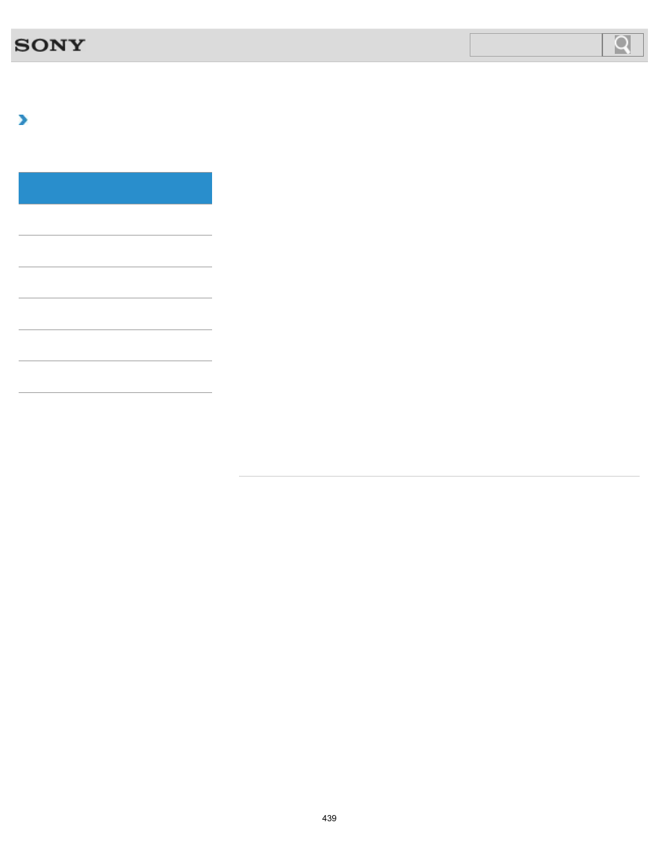 Display, Troubleshooting, Search | Sony SVL24145CXB User Manual | Page 439 / 541