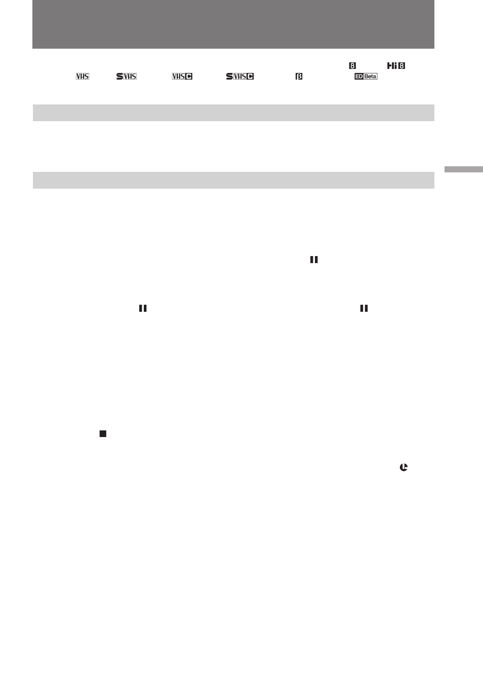 Editing onto another tape | Sony CCD-TRV85 User Manual | Page 57 / 88