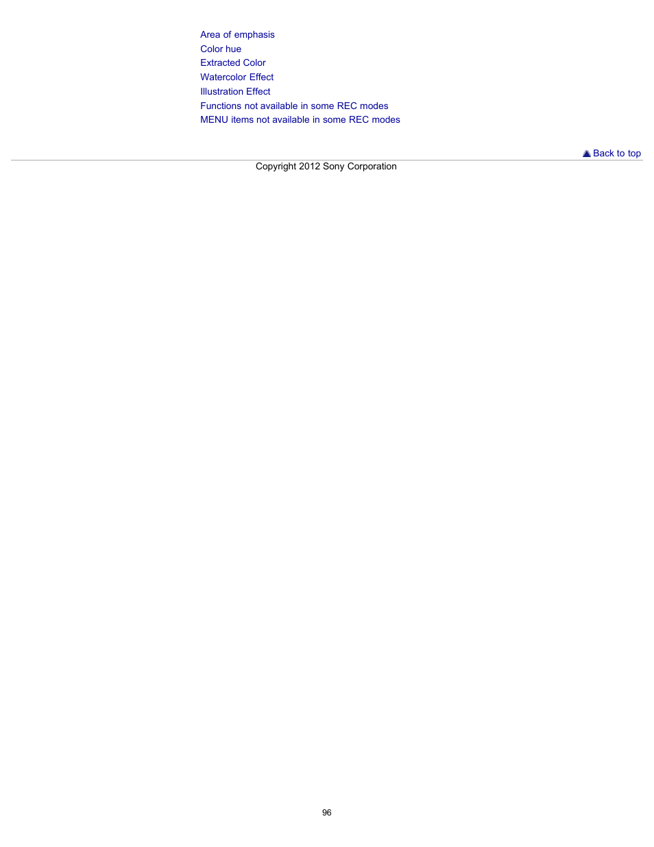 Sony DSC-WX100 User Manual | Page 96 / 257