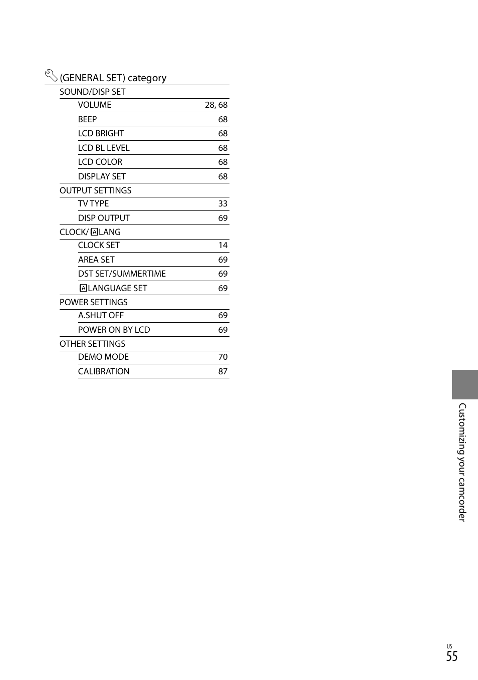 Sony DCR-SX83 User Manual | Page 55 / 96