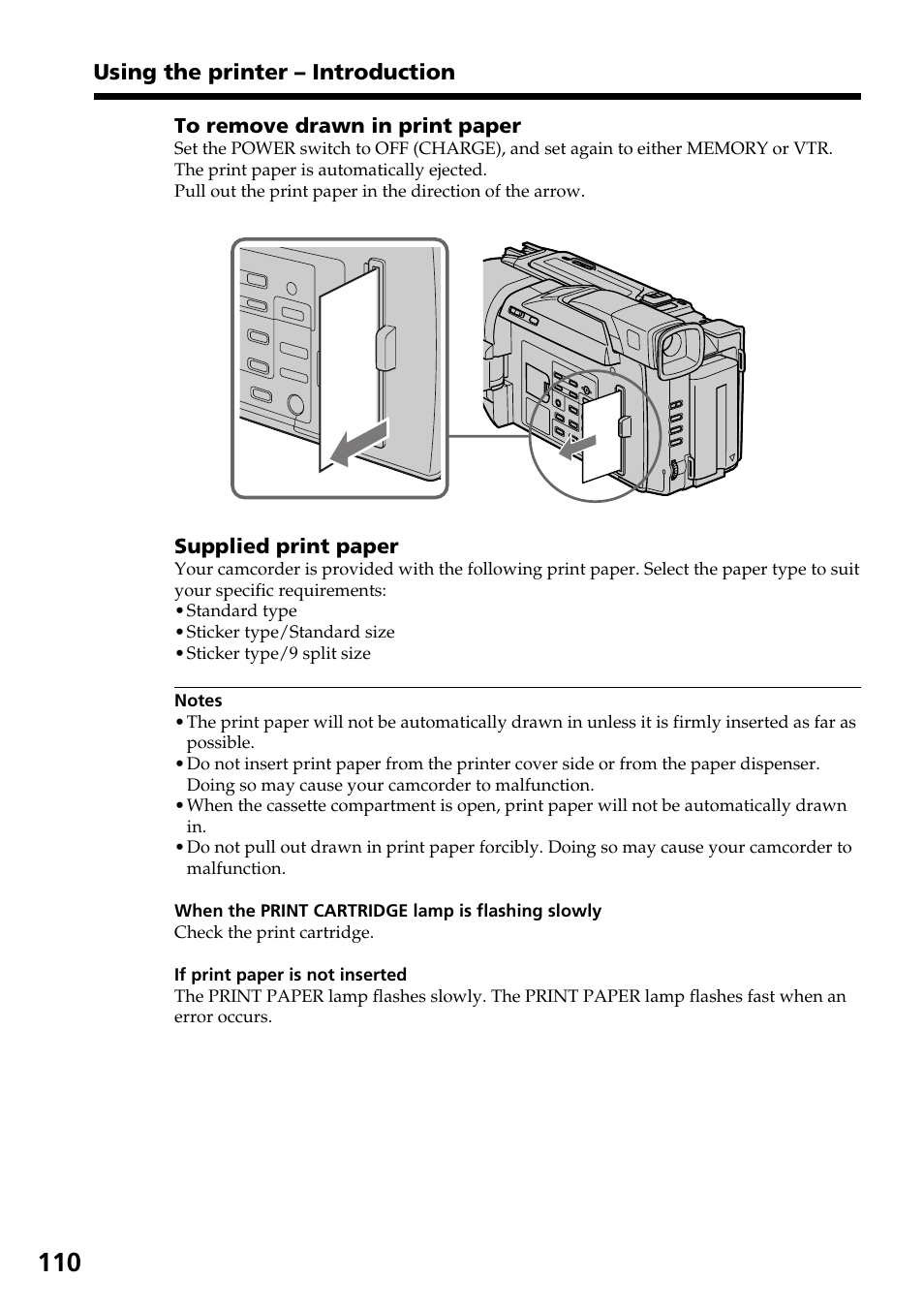 Sony DCR-TRV820 User Manual | Page 110 / 156