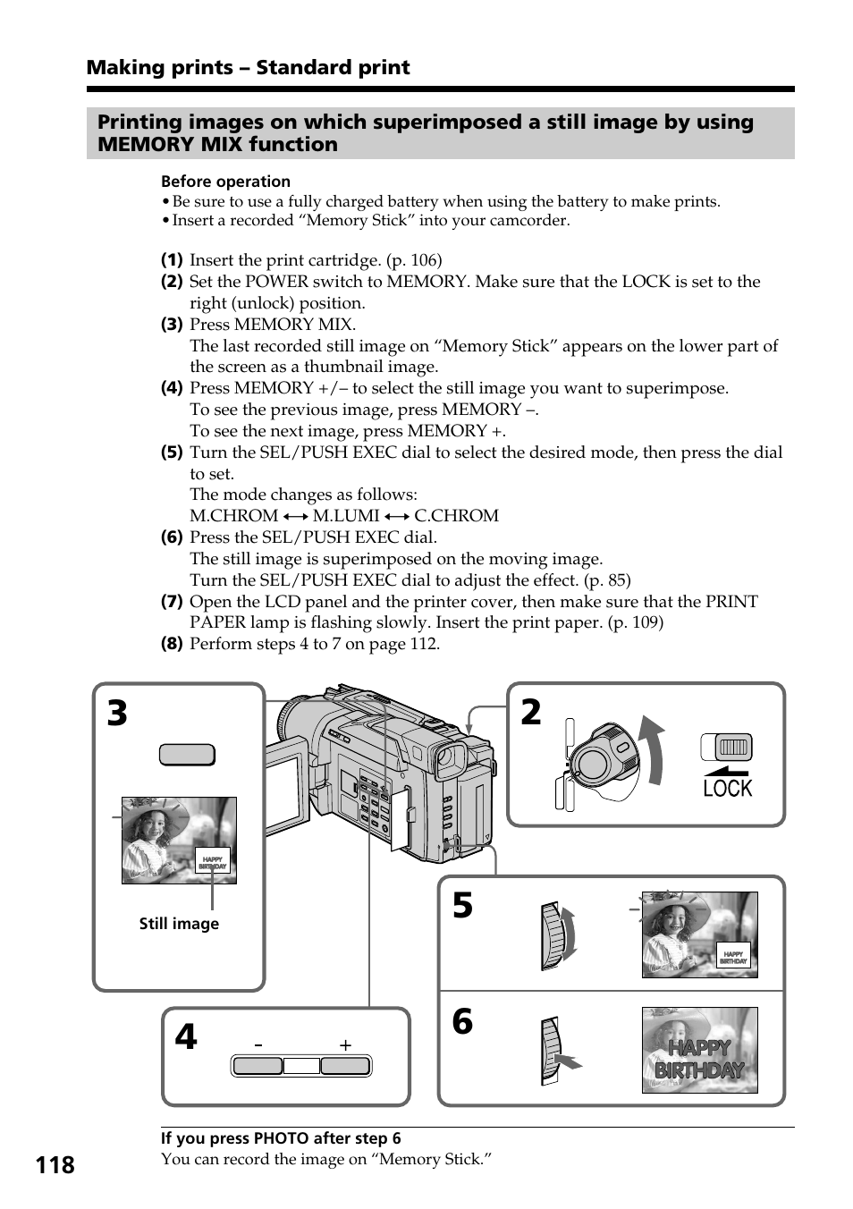 Sony DCR-TRV820 User Manual | Page 118 / 156