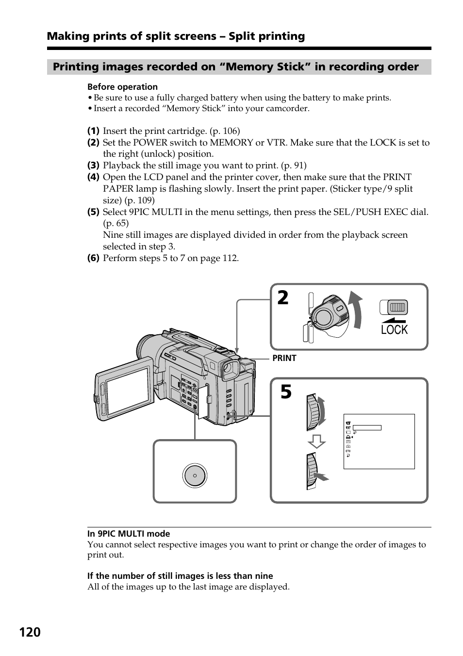 Sony DCR-TRV820 User Manual | Page 120 / 156