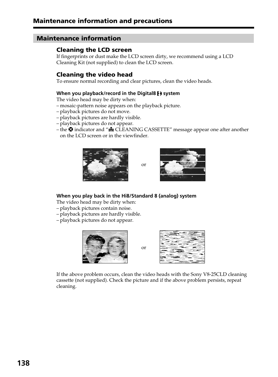 Sony DCR-TRV820 User Manual | Page 138 / 156