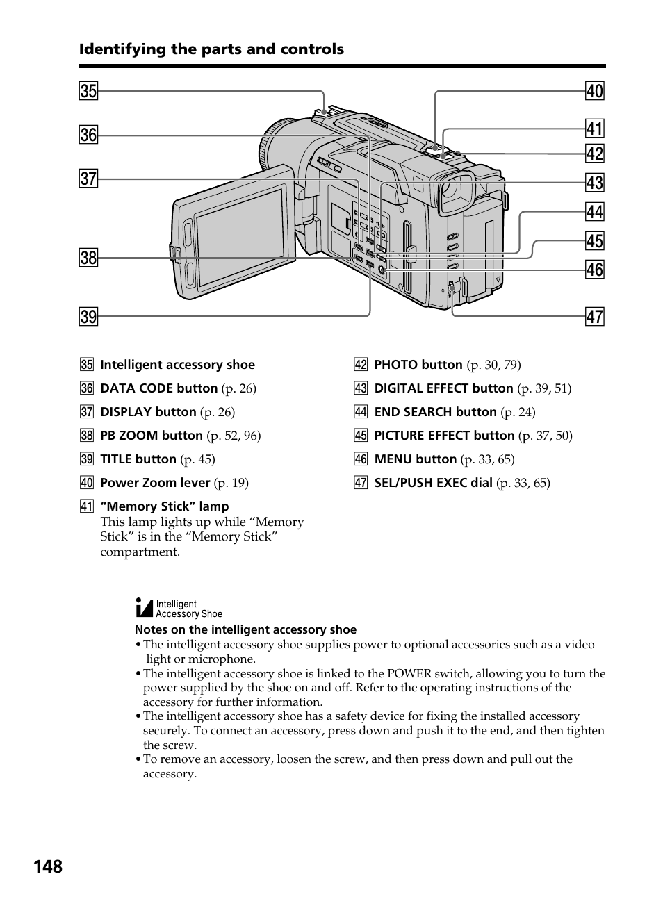 Ra r; rj eh eg ej ek el rf rg rh rs rd | Sony DCR-TRV820 User Manual | Page 148 / 156