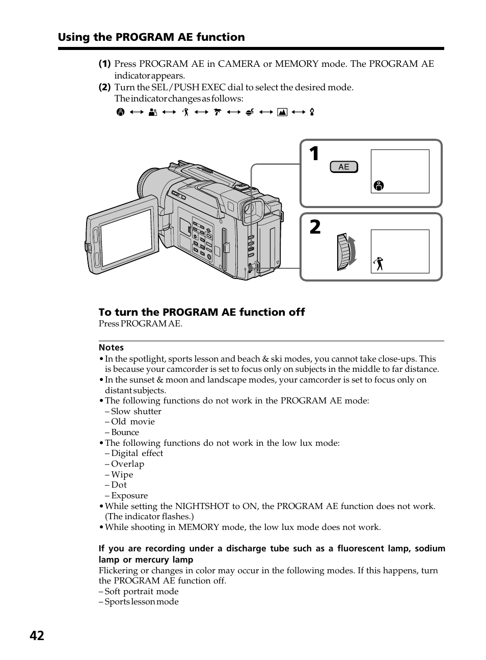 Sony DCR-TRV820 User Manual | Page 42 / 156