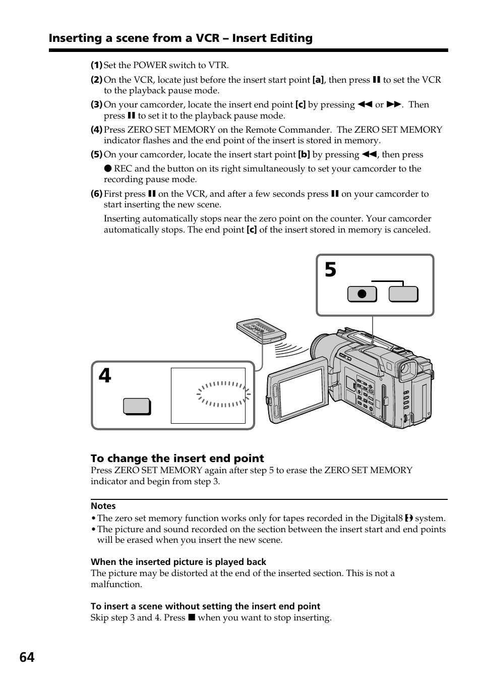 Sony DCR-TRV820 User Manual | Page 64 / 156
