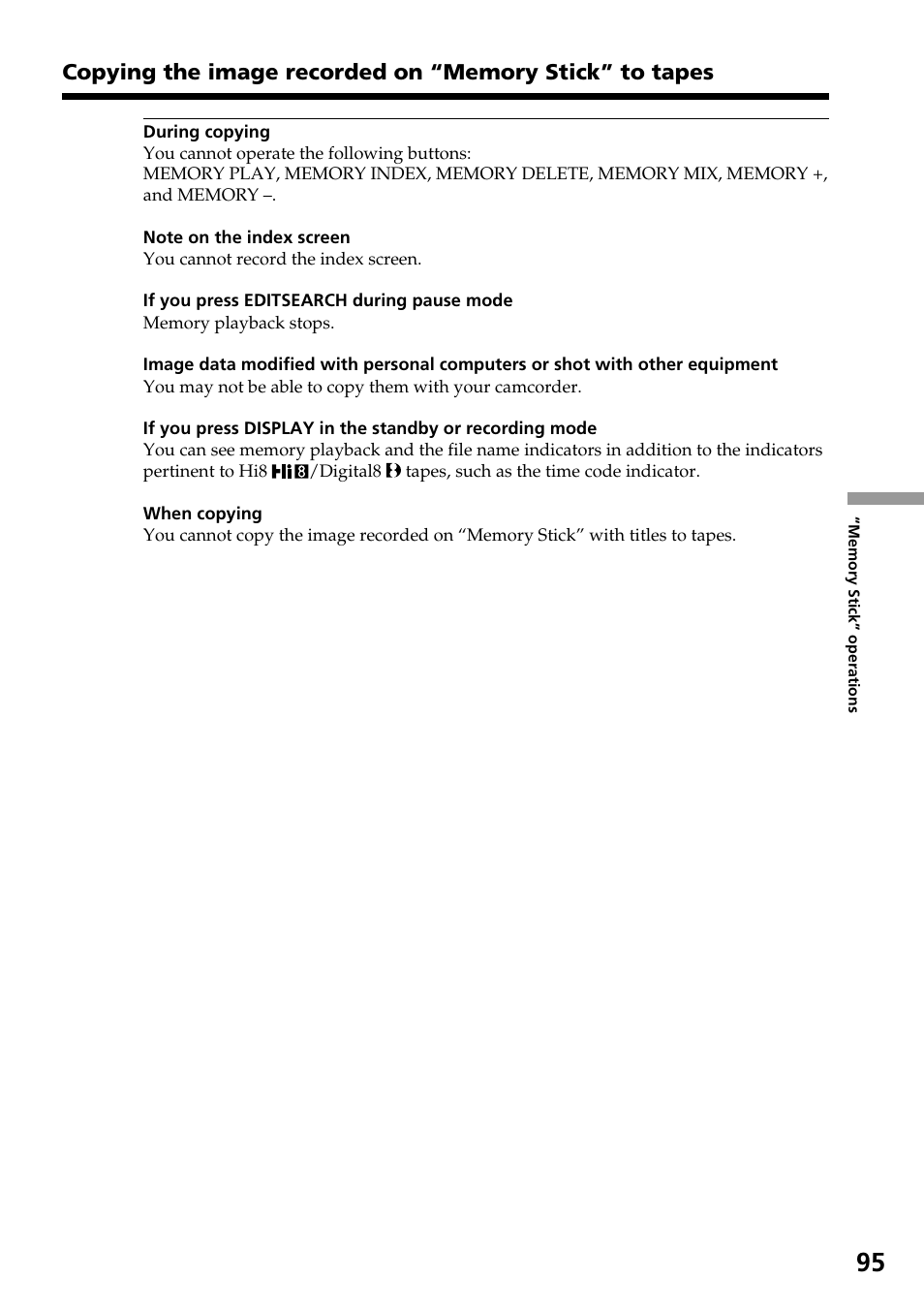 Sony DCR-TRV820 User Manual | Page 95 / 156