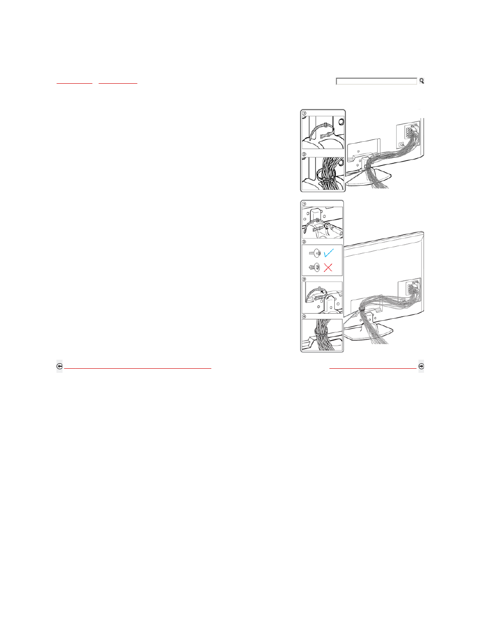 Bundling the connecting cables | Sony KDL-52Z5100 User Manual | Page 12 / 345