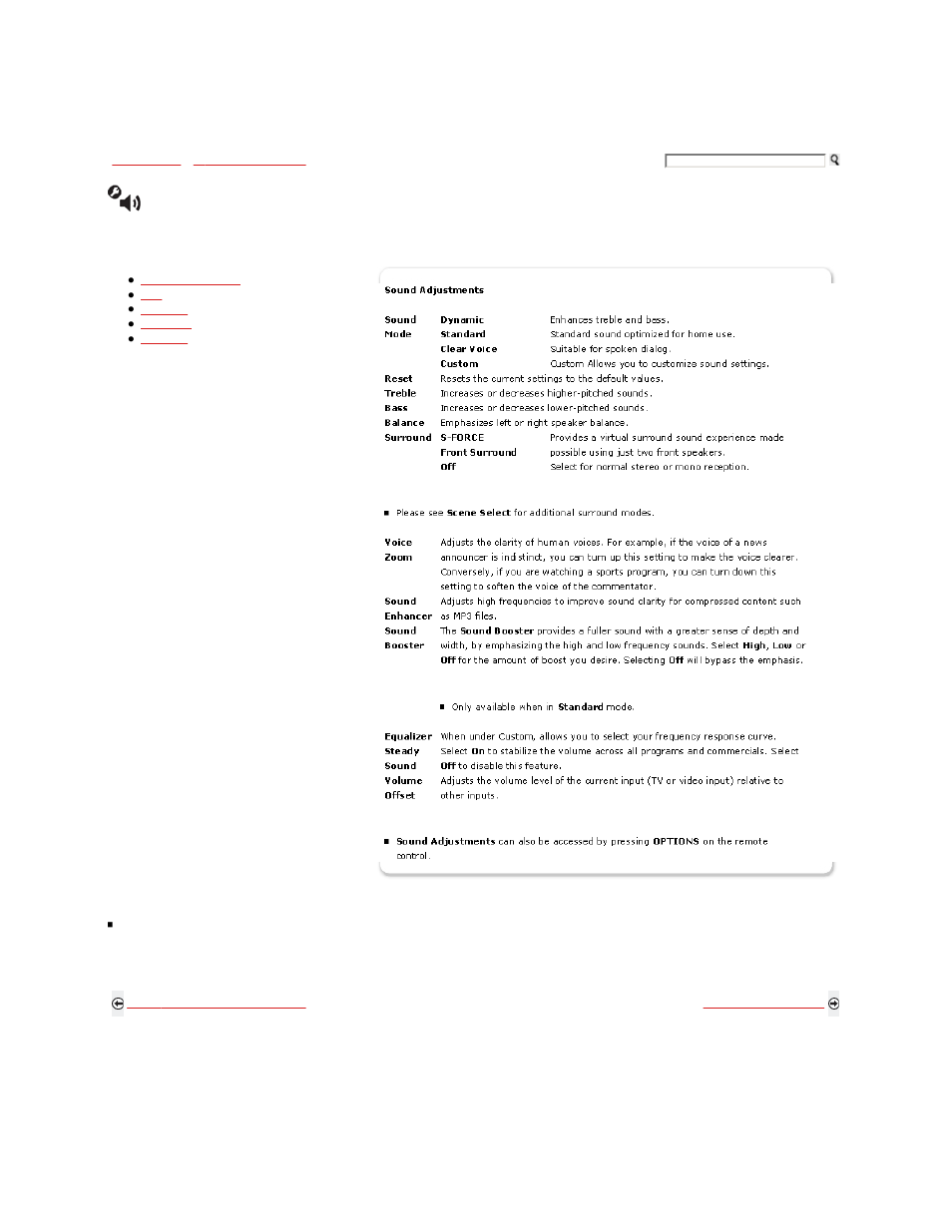 Sound | Sony KDL-52Z5100 User Manual | Page 171 / 345