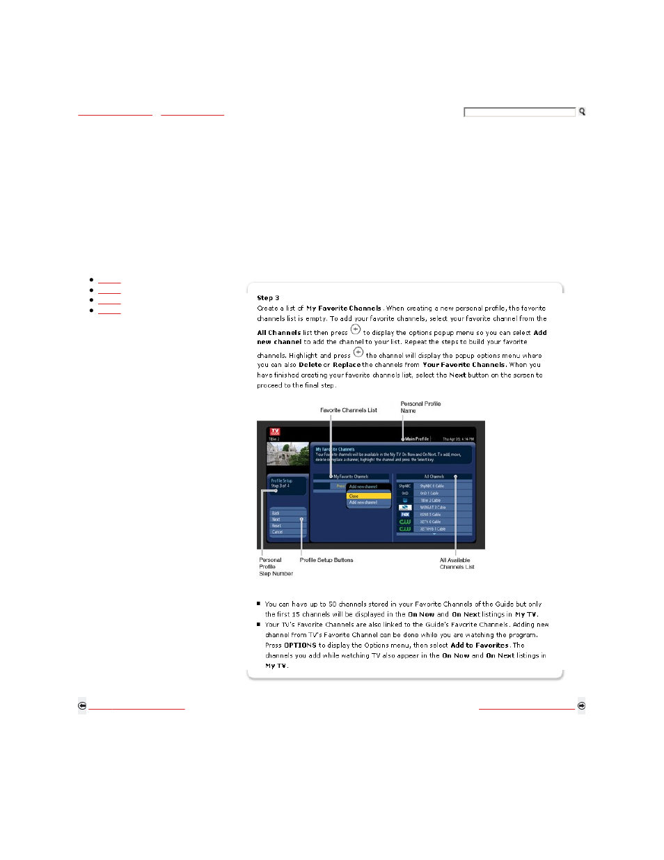 Settings, Profile settings | Sony KDL-52Z5100 User Manual | Page 270 / 345