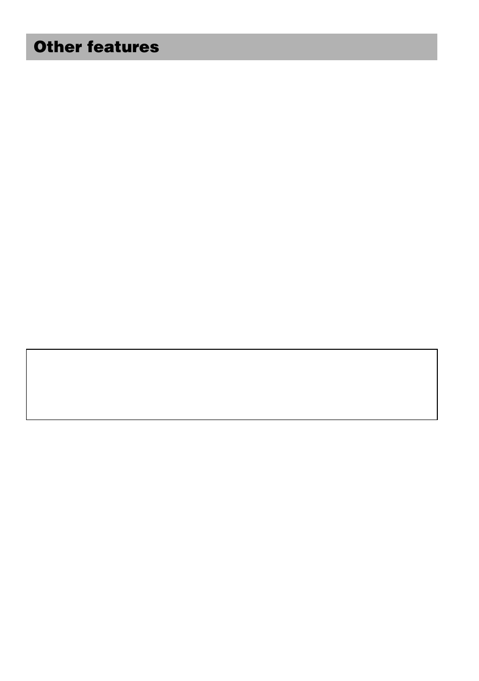 Other features | Sony NW-S23 User Manual | Page 7 / 52