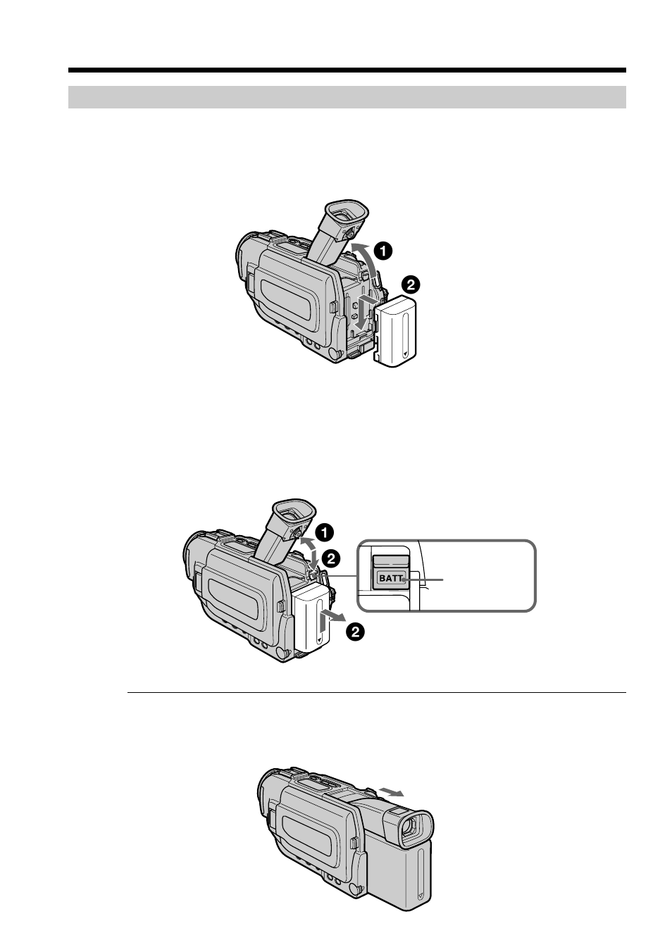 Step 1 preparing the power supply | Sony DCR-TRV17 User Manual | Page 12 / 180