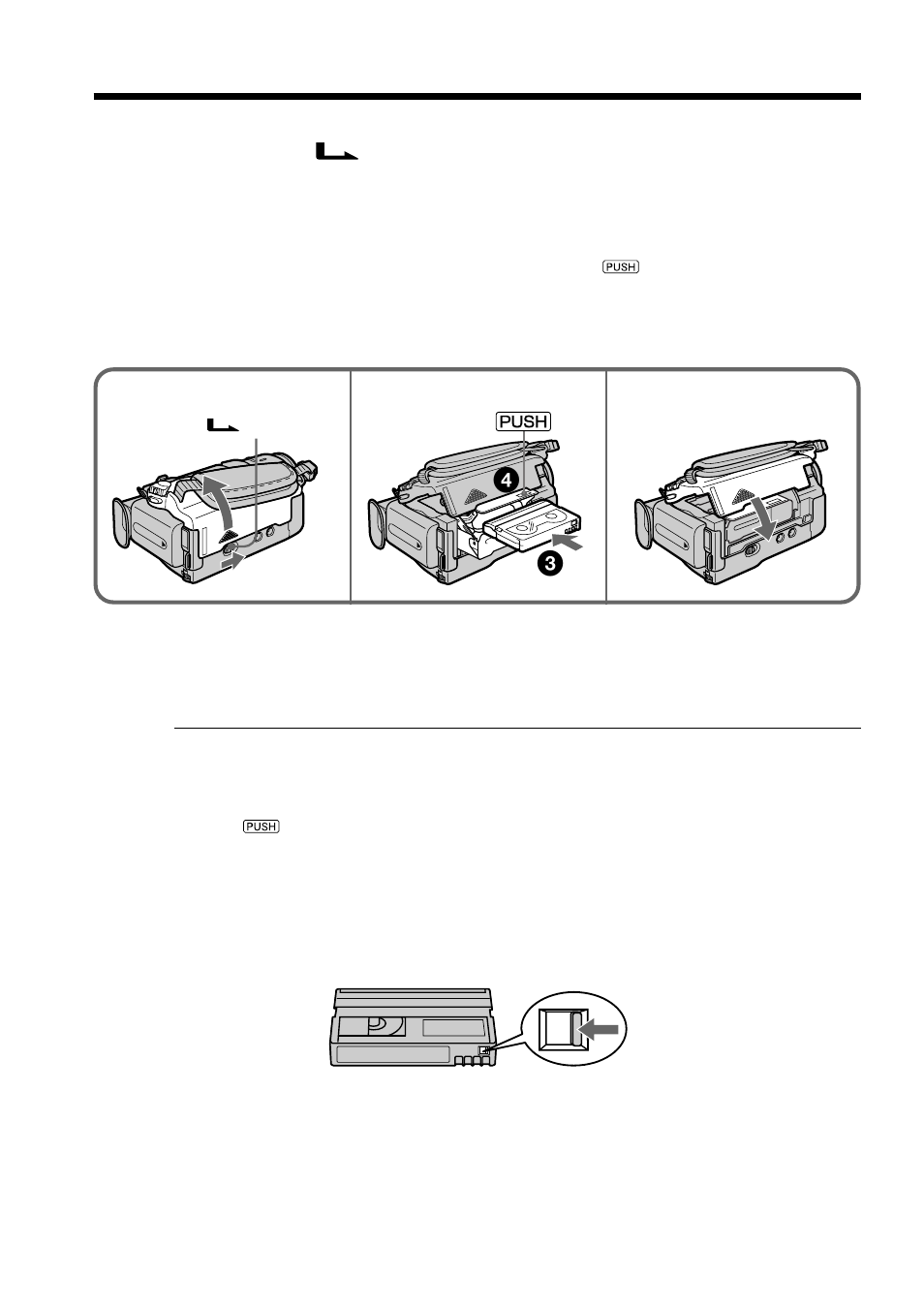 Step 3 inserting a cassette | Sony DCR-TRV17 User Manual | Page 20 / 180