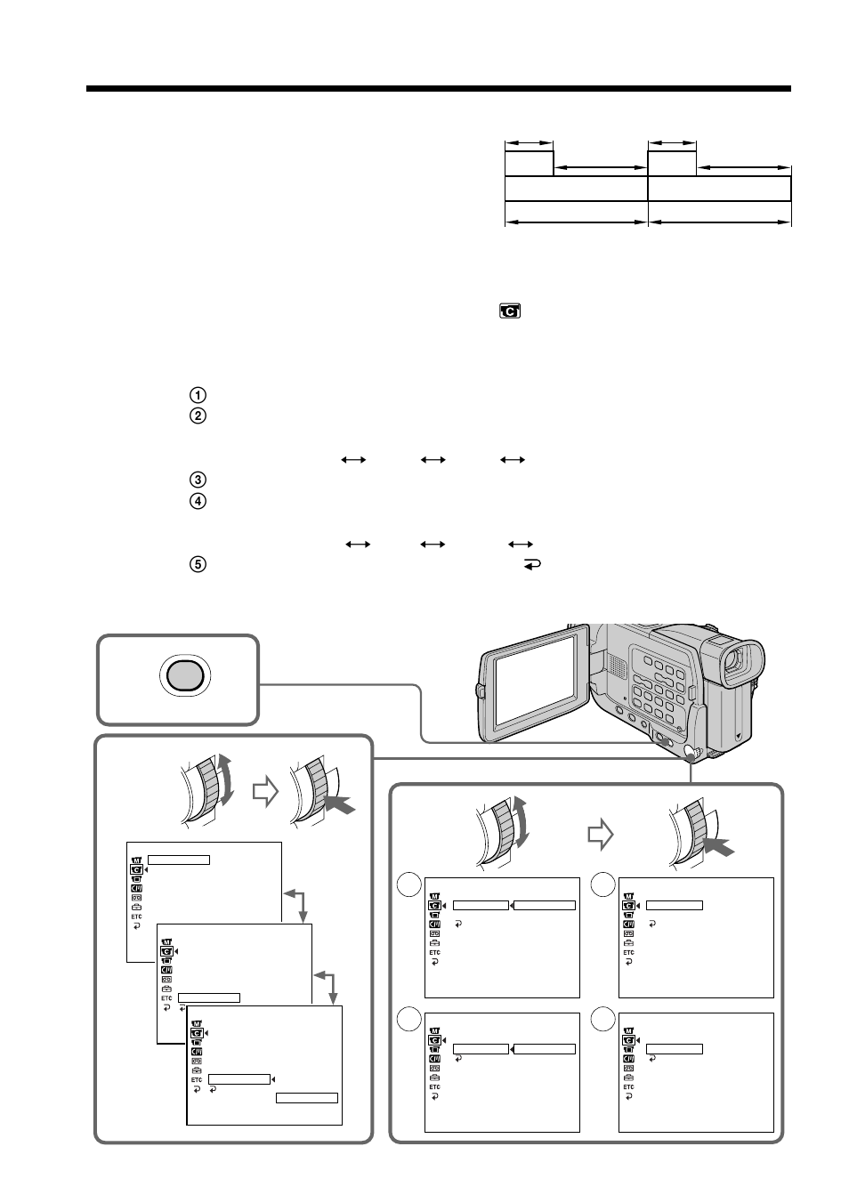 Interval recording, Menu | Sony DCR-TRV17 User Manual | Page 54 / 180