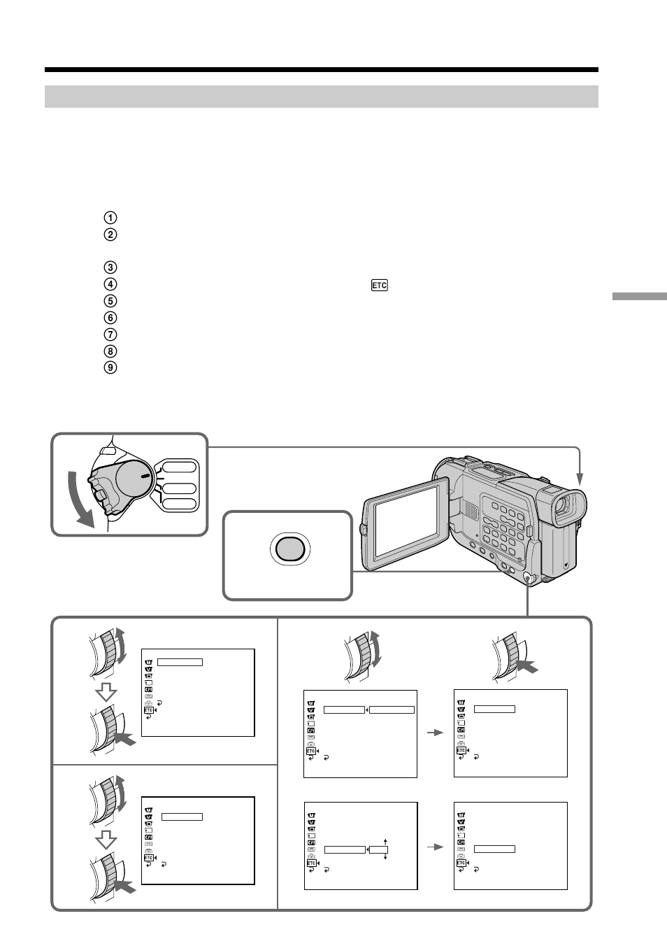 1) set the ir setup code, Menu | Sony DCR-TRV17 User Manual | Page 69 / 180