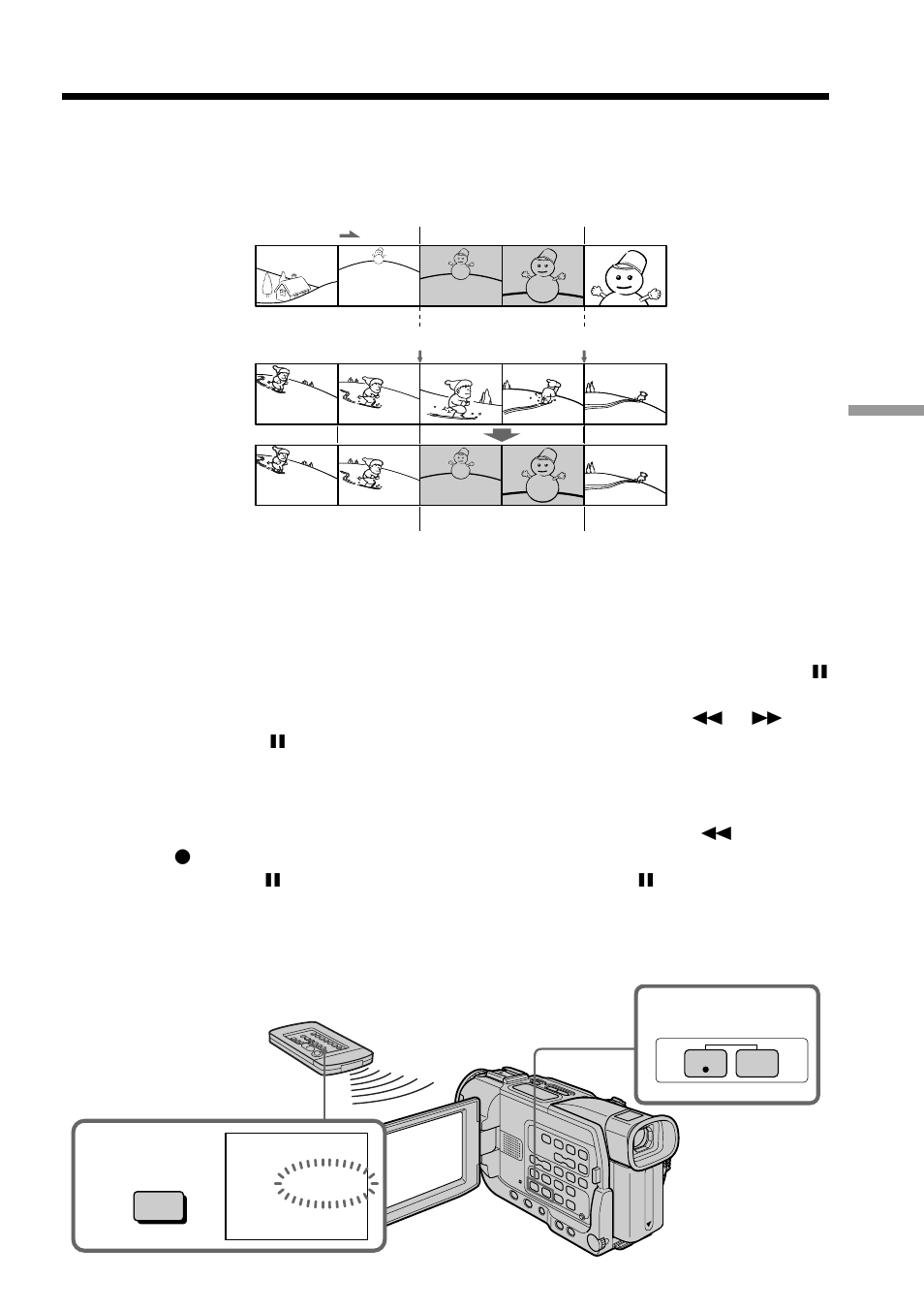 Inserting a scene from a vcr – insert editing | Sony DCR-TRV17 User Manual | Page 83 / 180