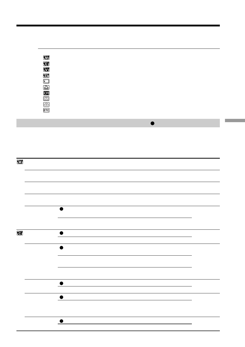 Changing the menu settings, Selecting the mode setting of each item | Sony DCR-TRV17 User Manual | Page 97 / 180