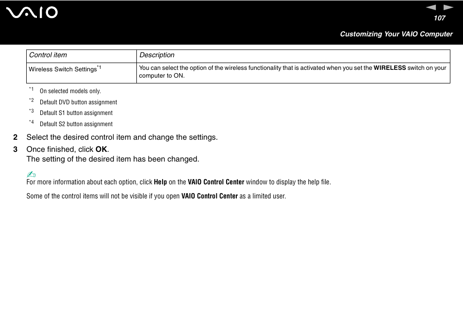 Sony VGN-S460P User Manual | Page 107 / 200