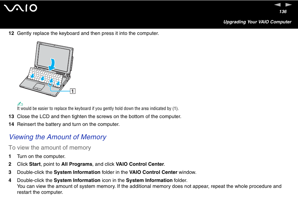Sony VGN-S460P User Manual | Page 136 / 200