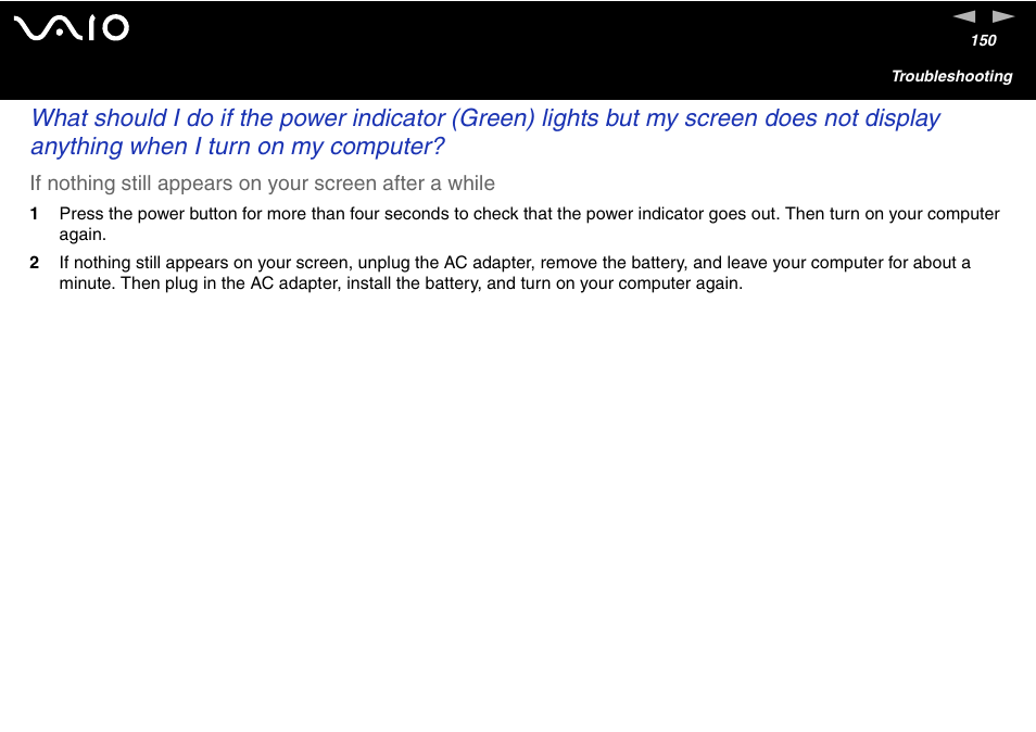 Sony VGN-S460P User Manual | Page 150 / 200
