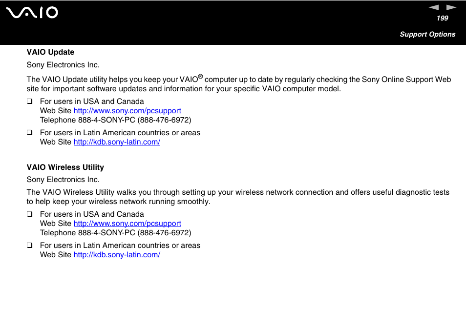 Sony VGN-S460P User Manual | Page 199 / 200
