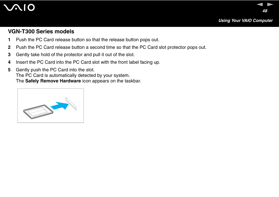 Vgn-t300 series models | Sony VGN-S460P User Manual | Page 48 / 200