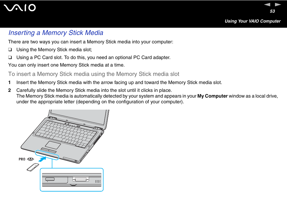 Sony VGN-S460P User Manual | Page 53 / 200
