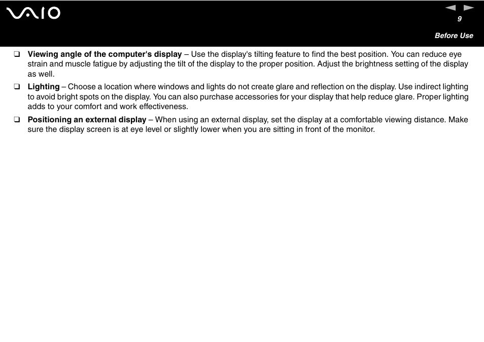 Sony VGN-S460P User Manual | Page 9 / 200