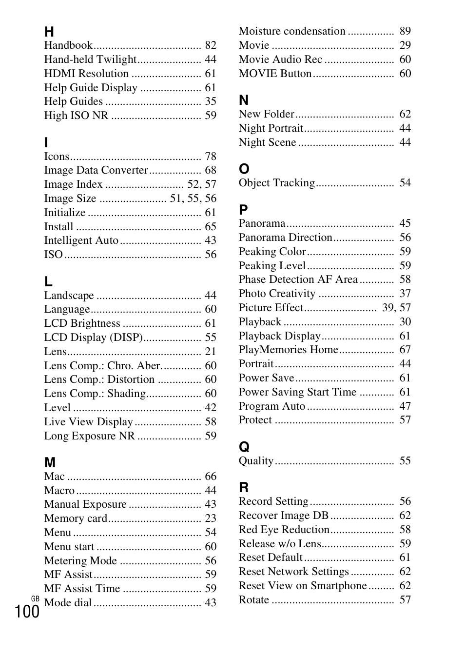 Sony NEX-6 User Manual | Page 100 / 103