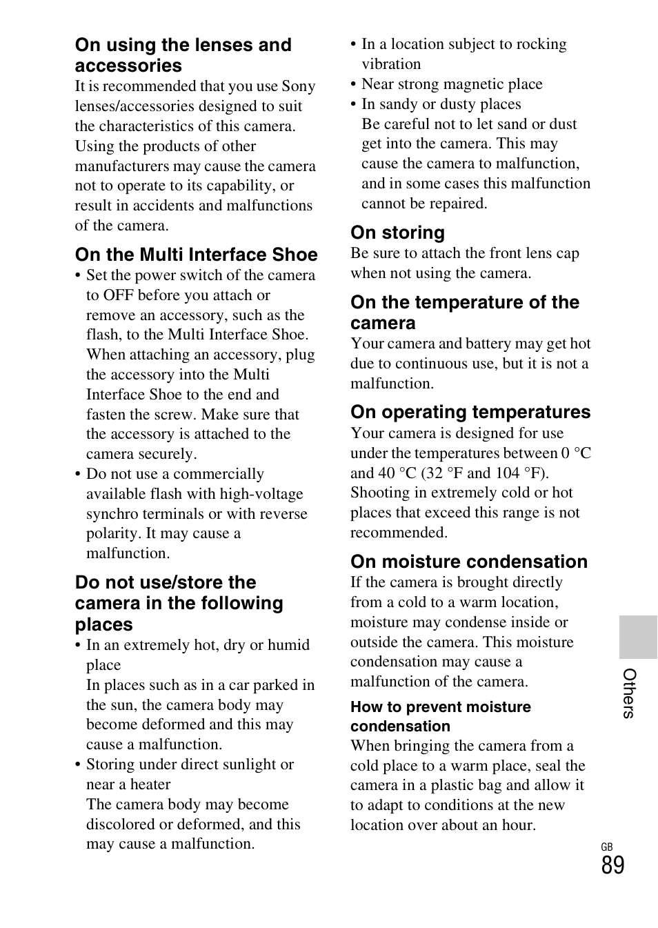 Sony NEX-6 User Manual | Page 89 / 103