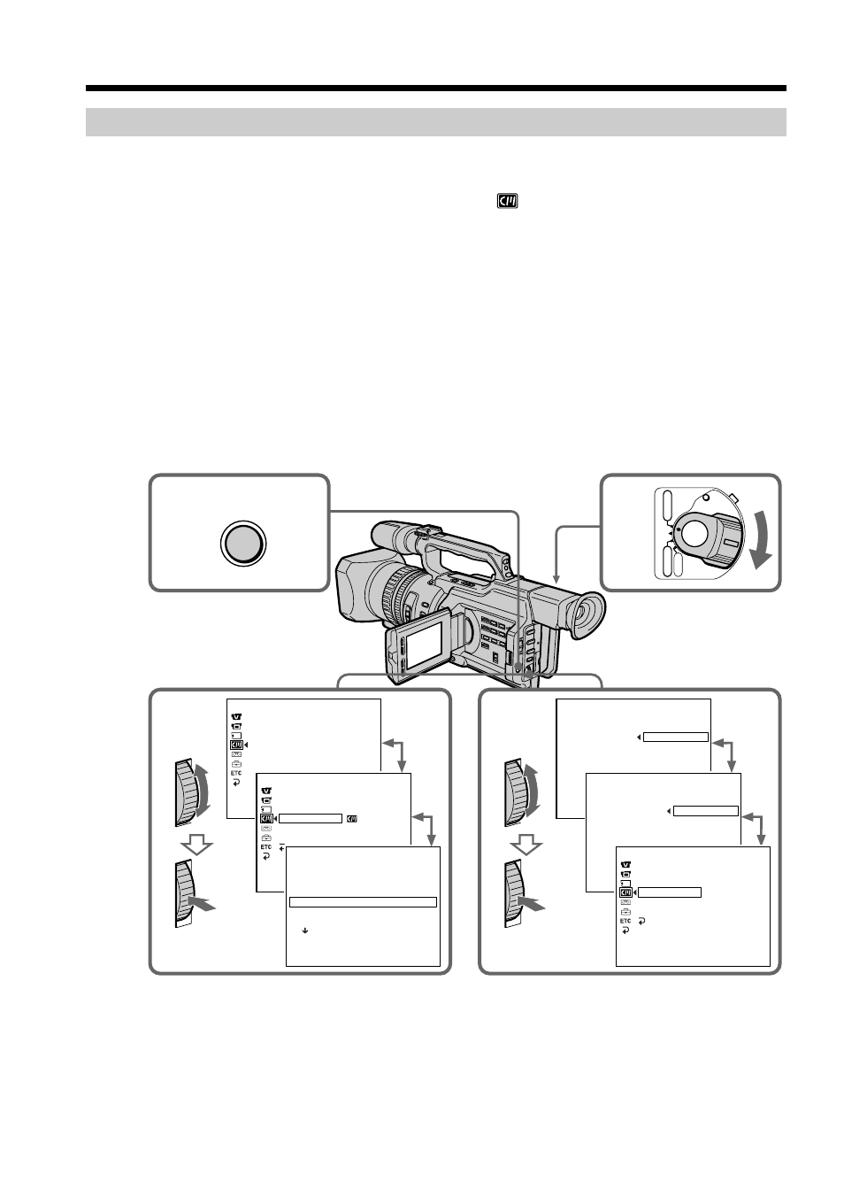 Superimposing a title erasing a title | Sony DCR-VX2000 User Manual | Page 100 / 172