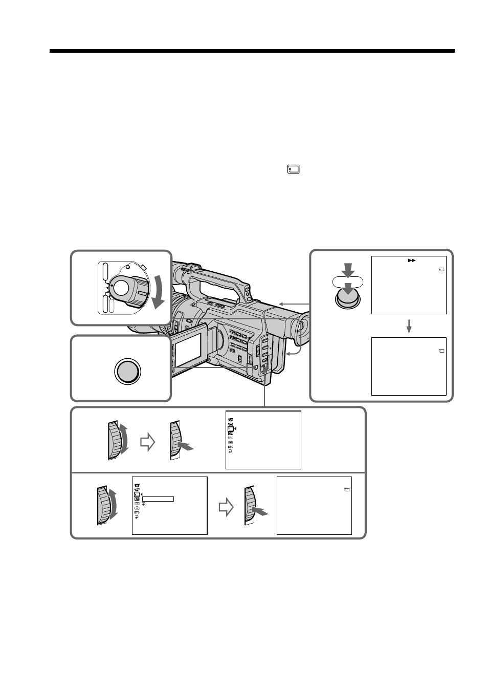 Photo button, Sav i ng 0, End 4 | Photo | Sony DCR-VX2000 User Manual | Page 130 / 172