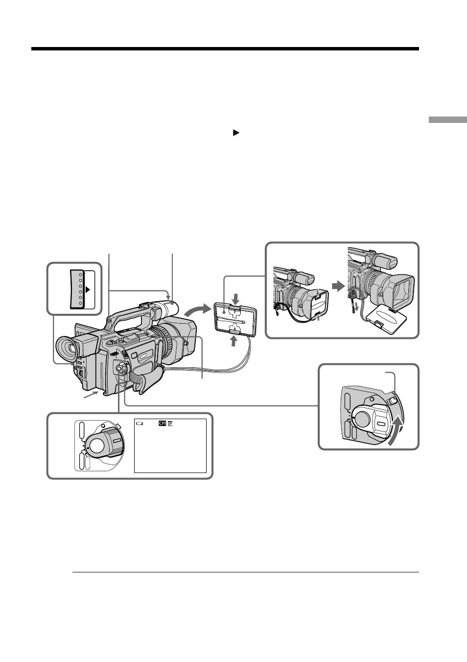 Recording ﾐ basics, Recording a picture | Sony DCR-VX2000 User Manual | Page 15 / 172