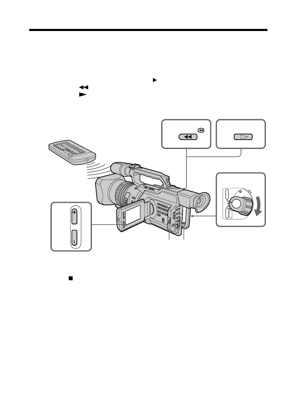 Playback ﾐ basics, Playing back a tape | Sony DCR-VX2000 User Manual | Page 26 / 172
