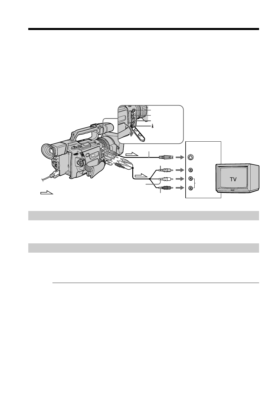 Viewing the recording on tv | Sony DCR-VX2000 User Manual | Page 30 / 172
