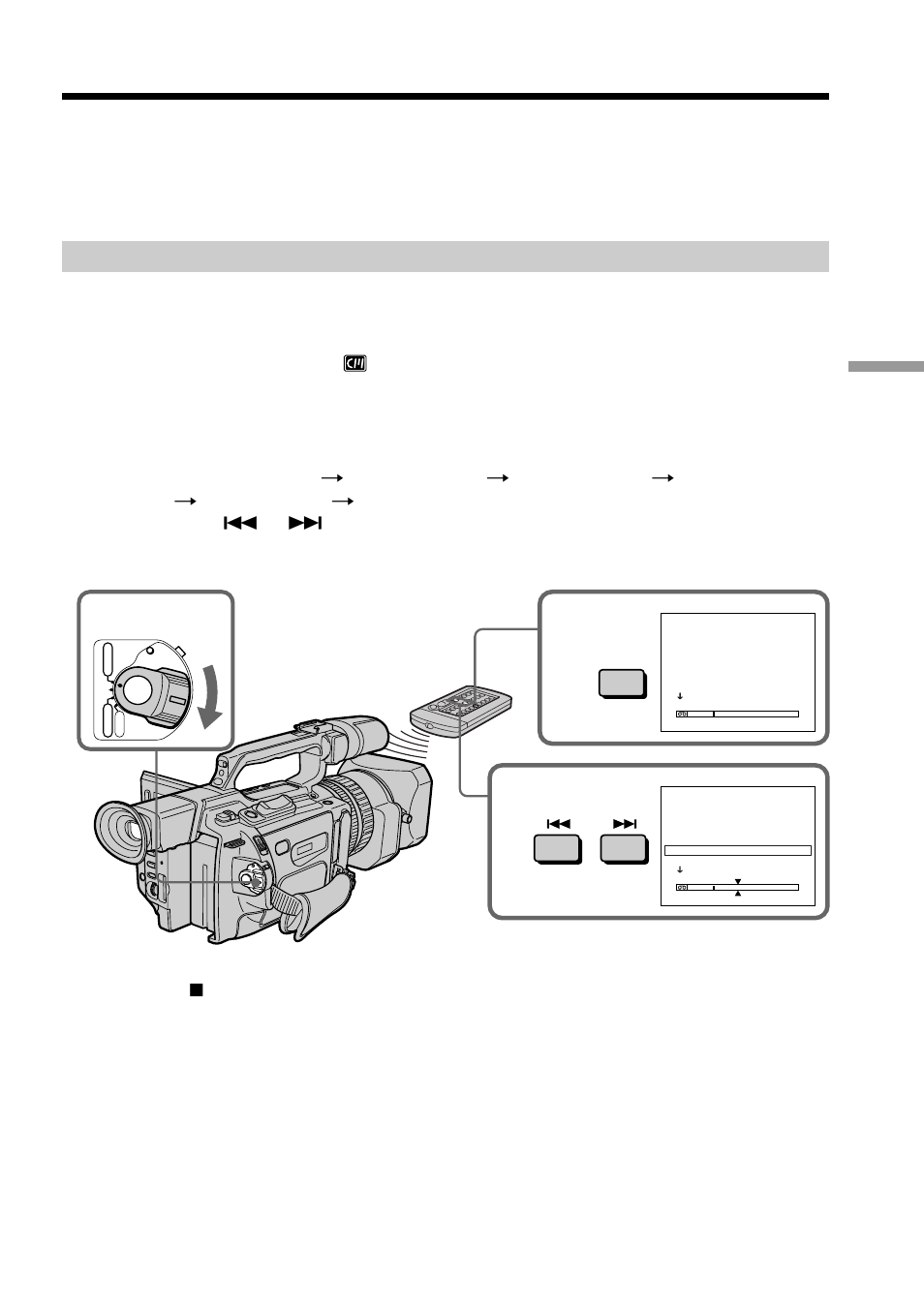 Searching a recording by date ﾐ date search, Searching a recording by date – date search | Sony DCR-VX2000 User Manual | Page 67 / 172
