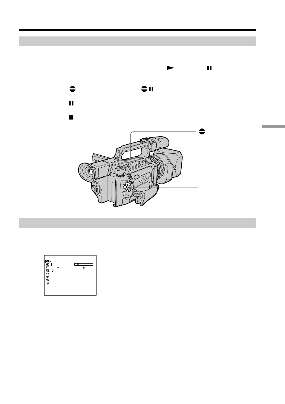 Monitoring the new recorded sound | Sony DCR-VX2000 User Manual | Page 95 / 172