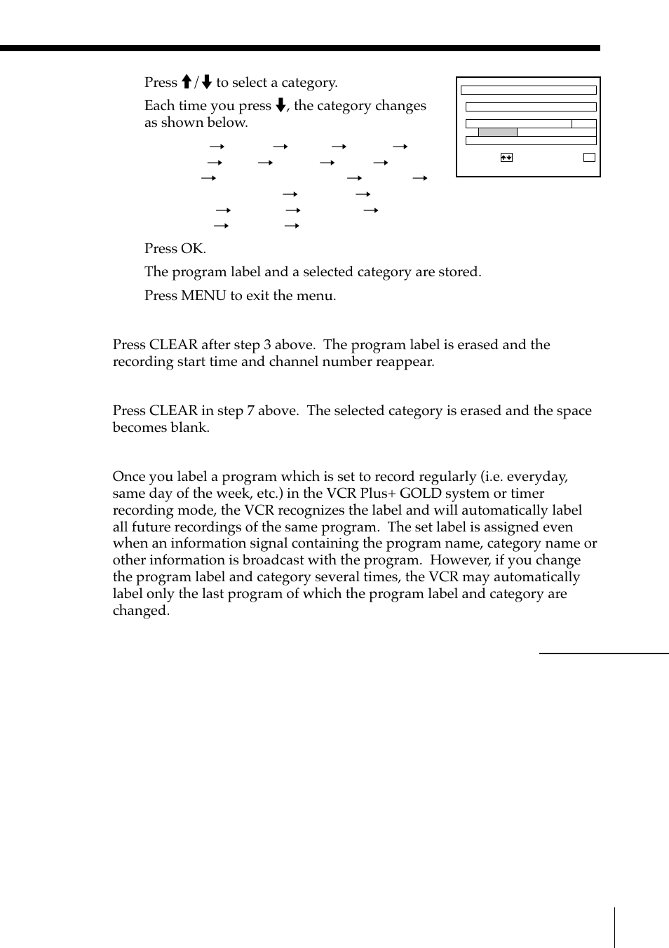 Smartfile function, Continued | Sony SLV-M11HF User Manual | Page 55 / 76