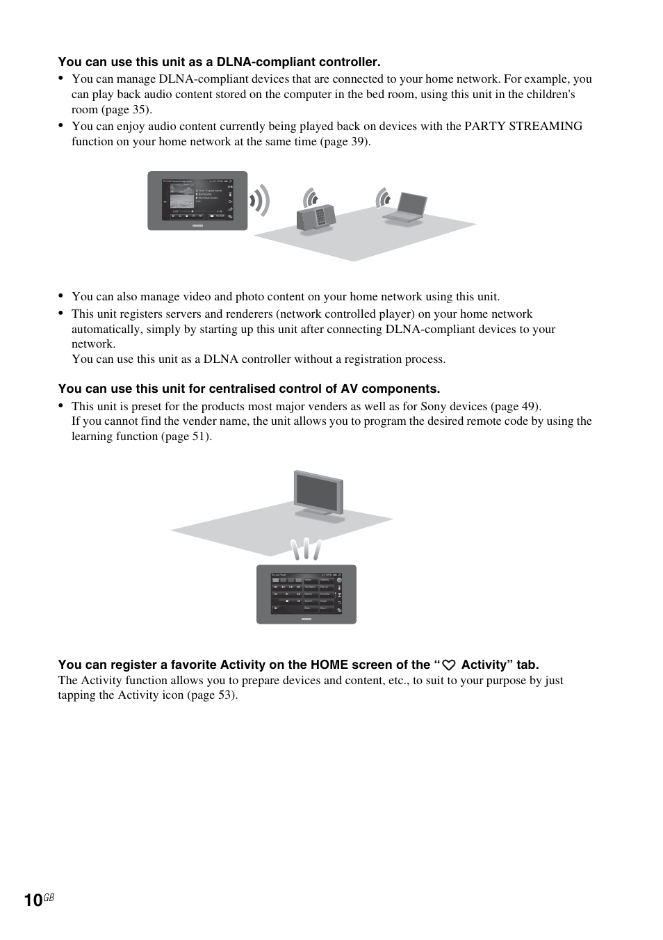 Sony RM-NU1 User Manual | Page 10 / 98
