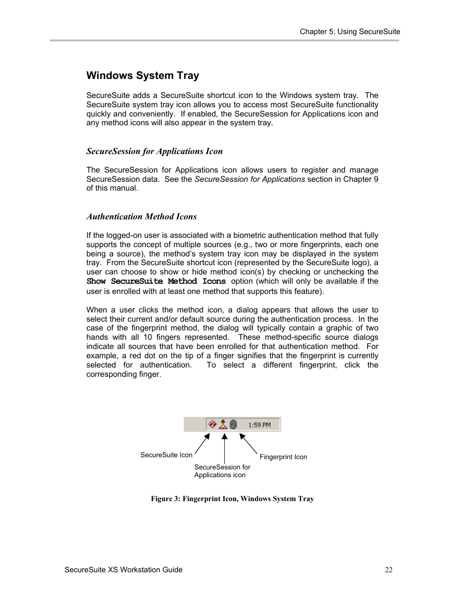 Windows system tray | Sony FIU-900 User Manual | Page 21 / 118