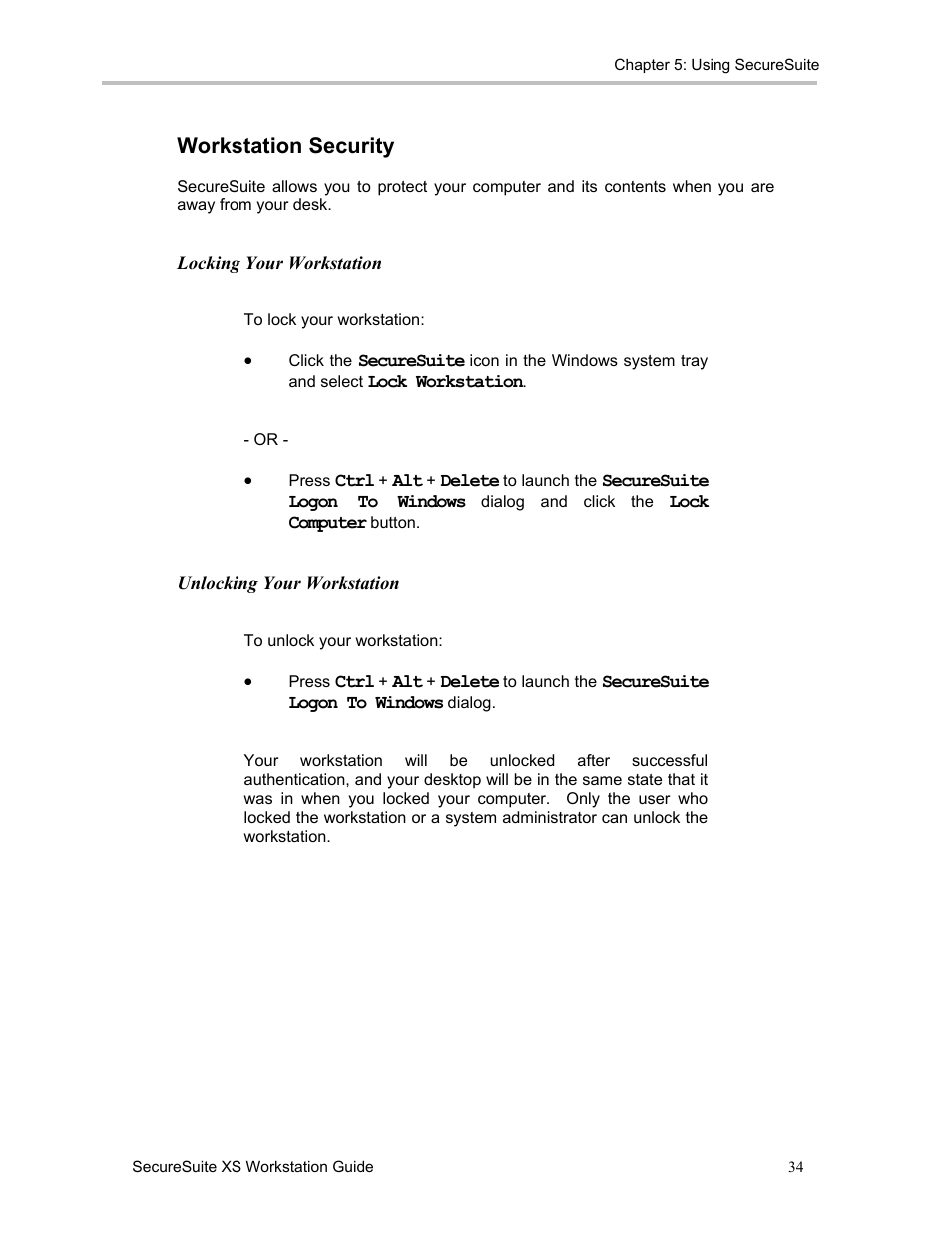 Workstation security | Sony FIU-900 User Manual | Page 33 / 118