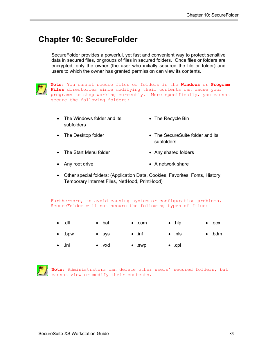 Chapter 10: securefolder | Sony FIU-900 User Manual | Page 82 / 118