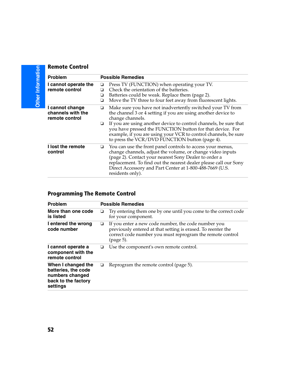 Sony KV-32FS320 User Manual | Page 59 / 70