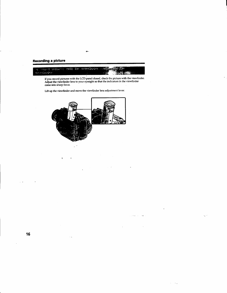Sony DCR-TRV315 User Manual | Page 16 / 84