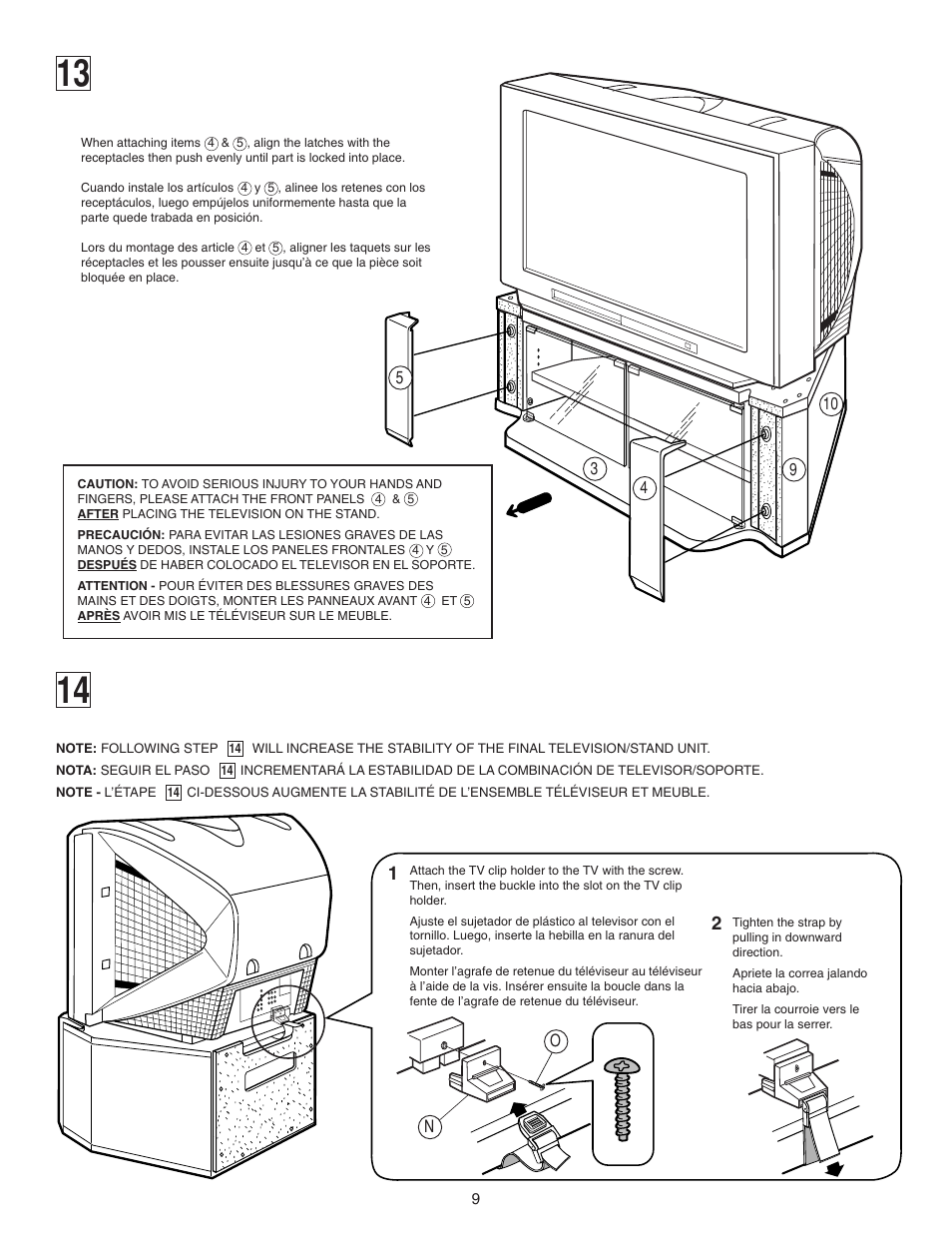 Sony KV-27FS200 User Manual | Page 9 / 12