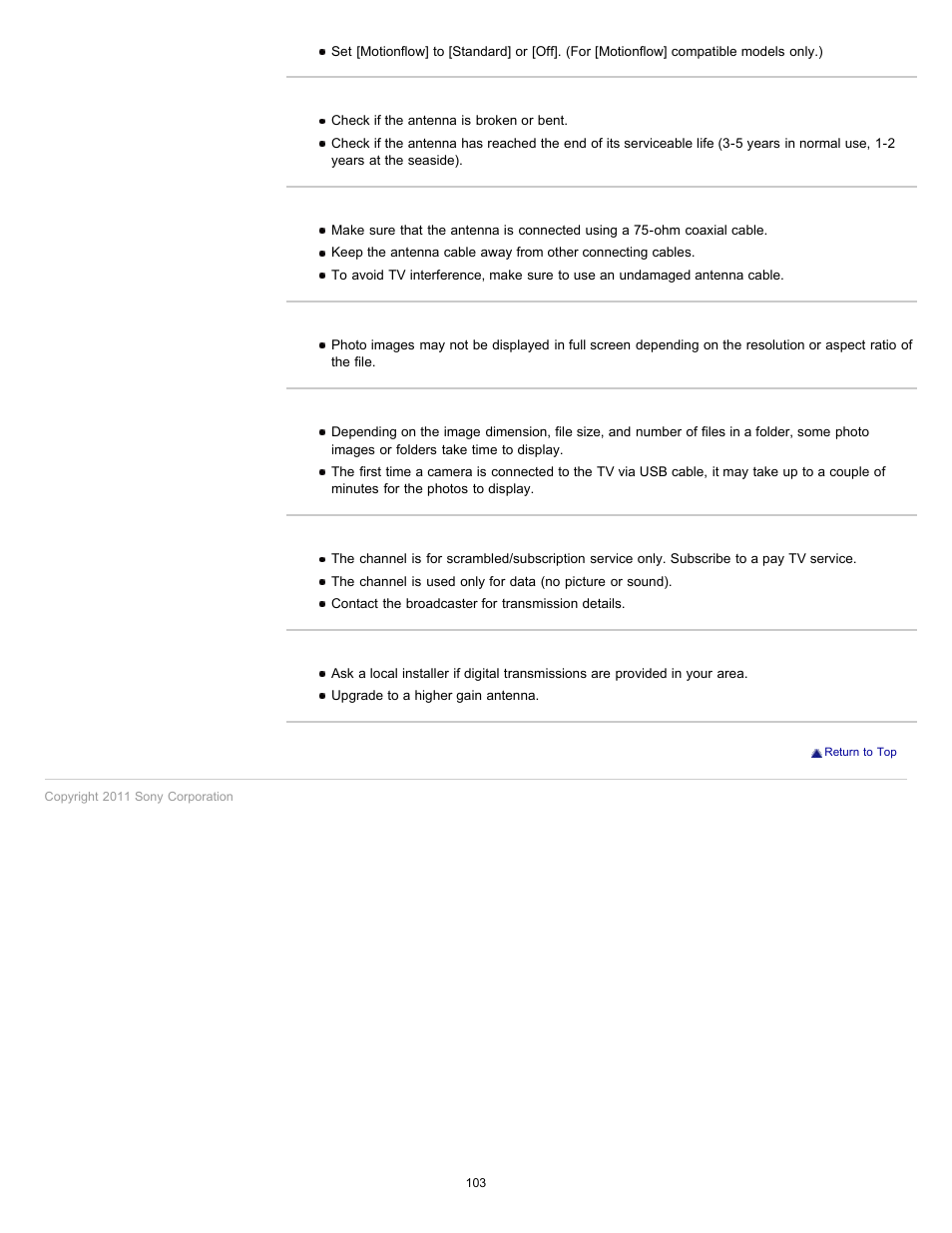 Sony KDL-46HX820 User Manual | Page 103 / 189