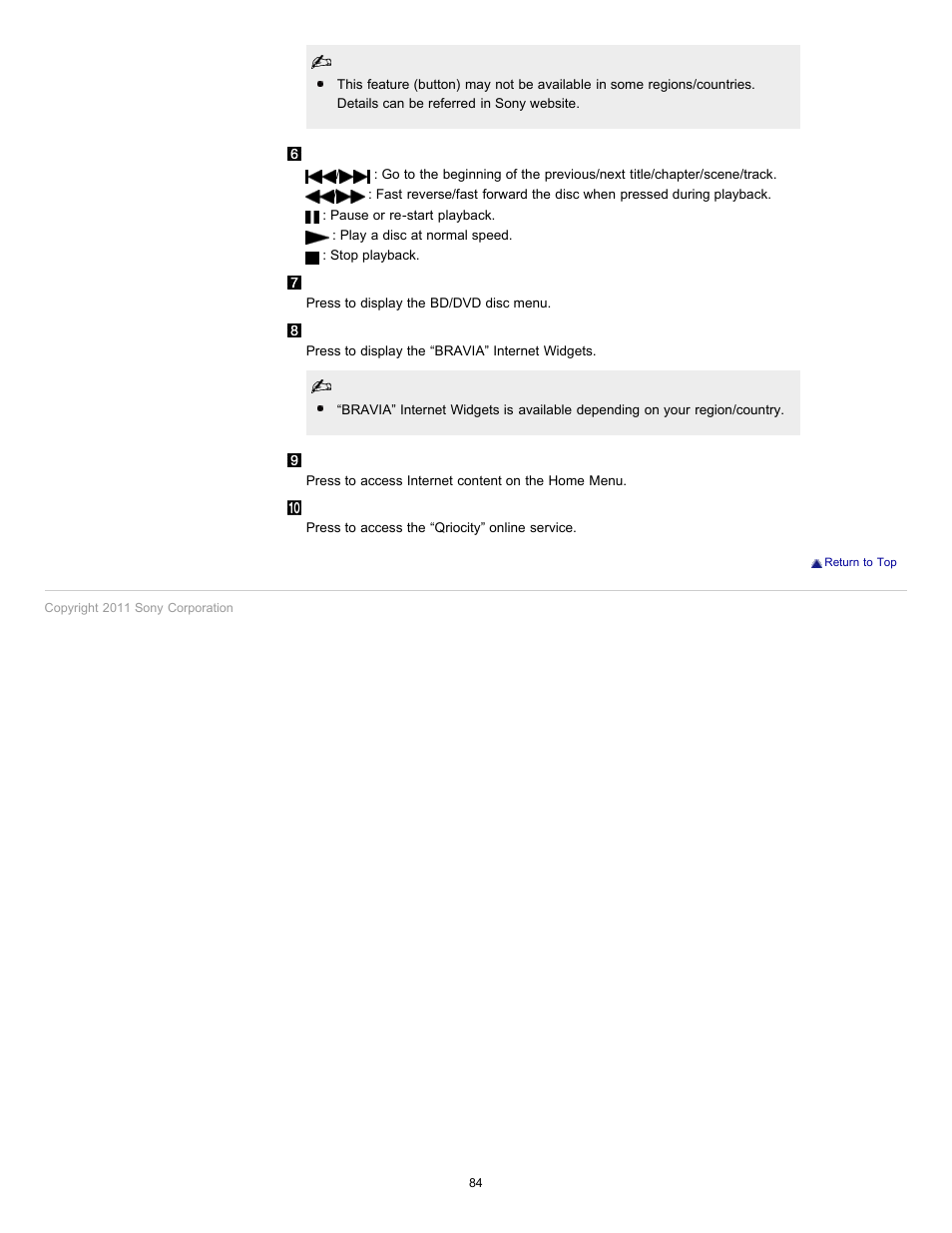 Sony KDL-46HX820 User Manual | Page 84 / 189