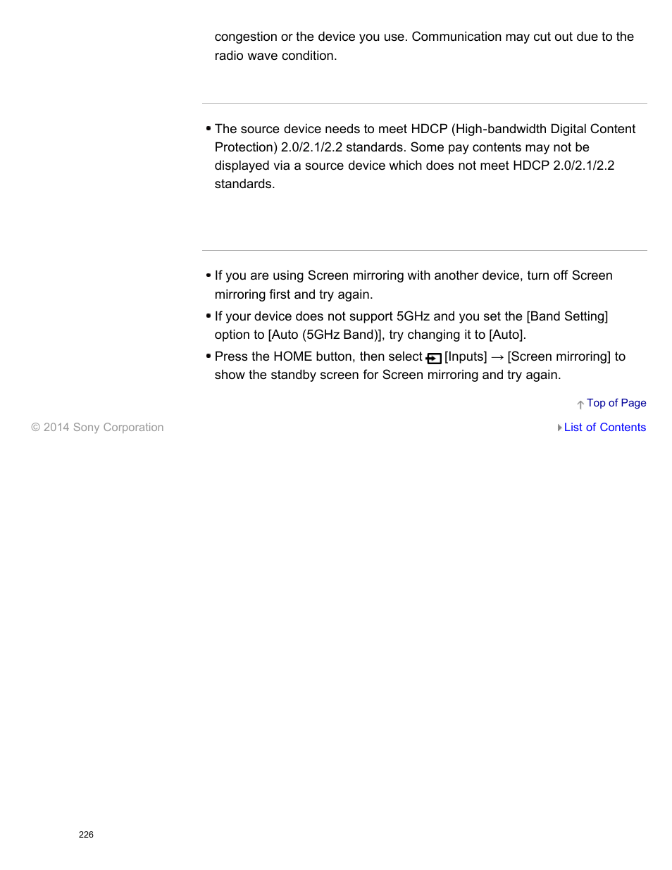 Some pay contents cannot be played | Sony KDL-55W950B User Manual | Page 232 / 245